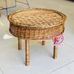 میز حصیری لبه گیس بافت سایز 50