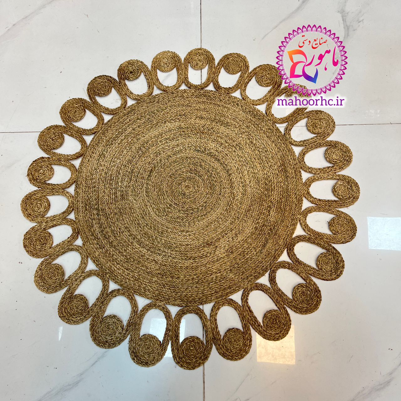 فرشینه حصیری مدل سنجاقی