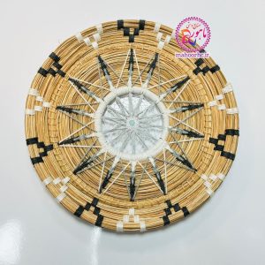 دیوارکوب حصیری پنگاش با دریم کچر سایز 30 | مدل 5