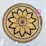 دیوارکوب حصیری پنگاش با دریم کچر سایز 30 | مدل 1