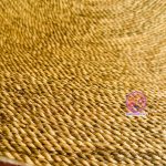 فرشینه حصیری مدل دایره تمام بافت سایز 100