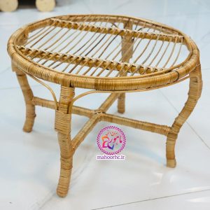 میز حصیری مدل پایه S قطر 55