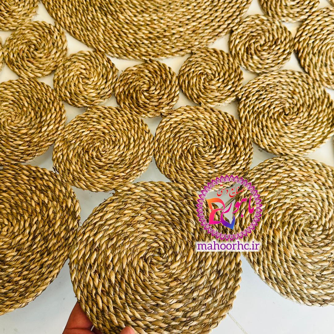 فرشینه حصیری مدل کهکشانی سایز 100