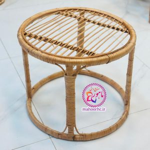 میز حصیری مدل رینگی با قطر ۵۰