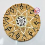 دیوارکوب حصیری پنگاش با دریم کچر سایز 30 | مدل 2