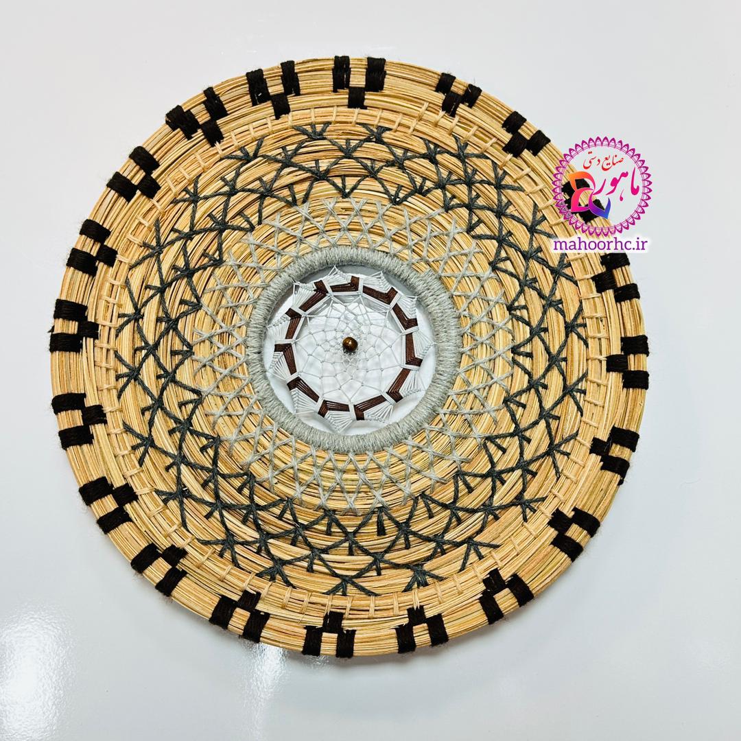 7c8e5191-4fcc-4c4b-be93-53f4f0a9233c دیوارکوب حصیری پنگاش با دریم کچر سایز 30 | مدل 3