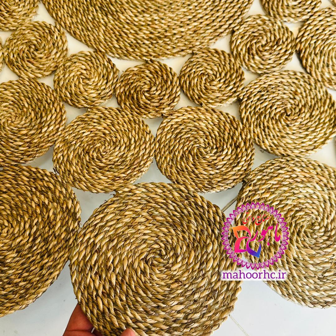 فرشینه حصیری مدل کهکشانی سایز 150