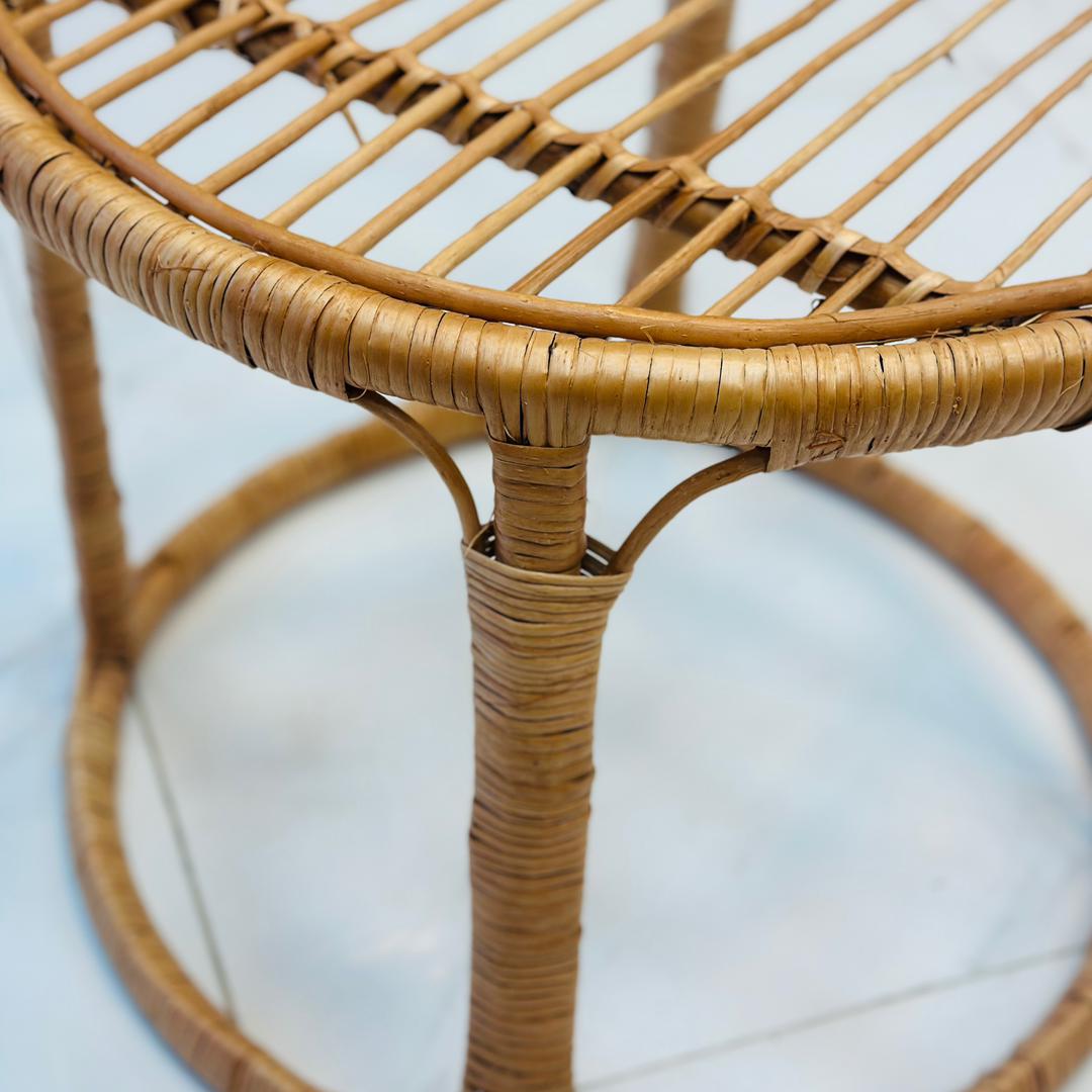 میز حصیری مدل رینگی با قطر ۵۰