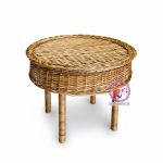 میز حصیری لبه گیس بافت سایز 50