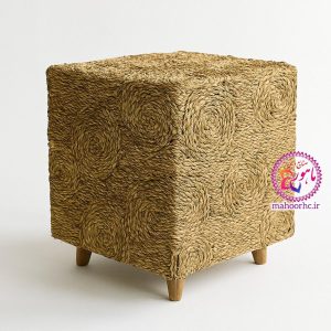 پاف حصیری لوکس چهارگوش