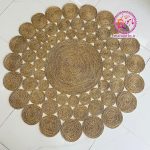 فرشینه حصیری مدل کهکشانی سایز 150