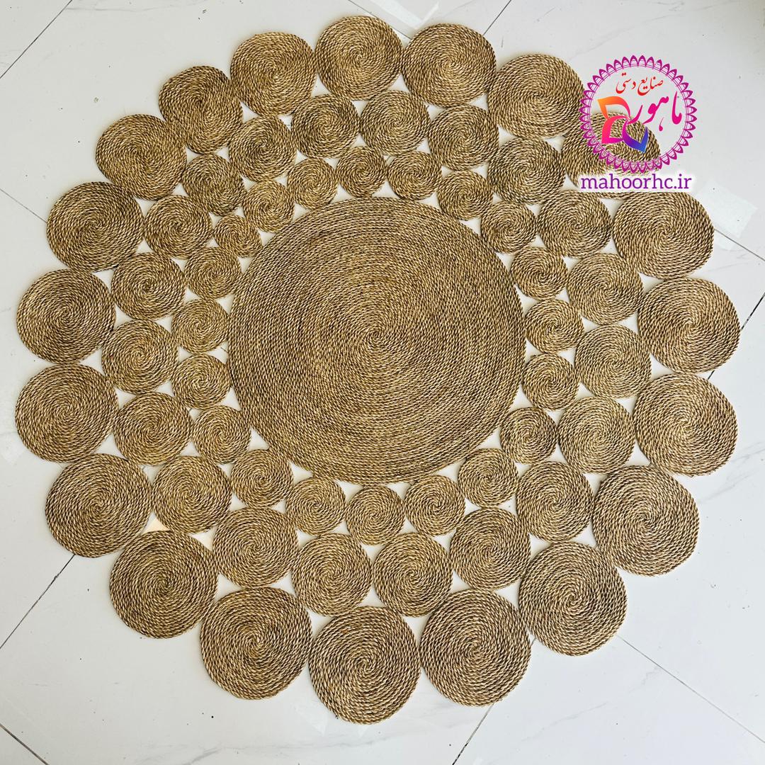 فرشینه حصیری مدل کهکشانی سایز 150