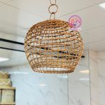 لوستر حصیری مدل توپی سایز 40