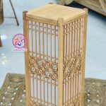 آباژور چوبی کومیکو دست‌ساز سبک ژاپنی سایز 85