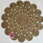 فرشینه حصیری مدل کهکشانی سایز 100