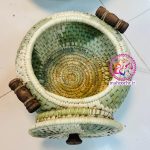 جابرنجی حصیری مدل آجری خمره‌ای ۱۰ کیلویی با دسته چوبی